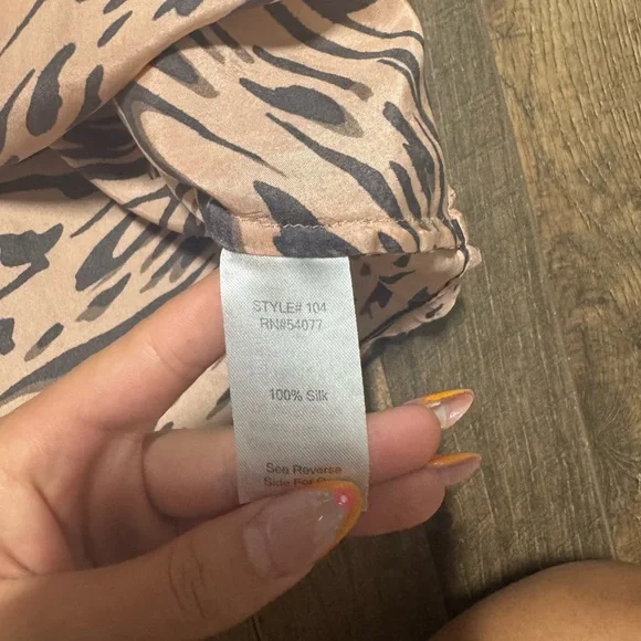 CAbi Sleeveless Silk Blouse - Picture 2 of 6